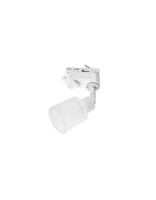 PURI TRACK, verre blanc, GU10, max. 50W, adaptateur 3 allumages inclus