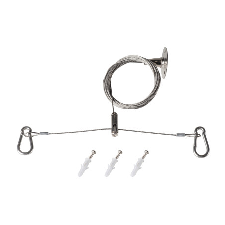 Kit de suspension pour ALMINO, gris argent
