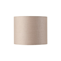 FENDA, abat-jour, textile beige, diametre 20 cm