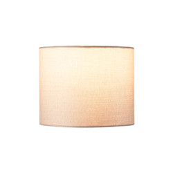 FENDA, abat-jour, textile beige, diametre 20 cm
