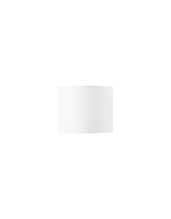 FENDA, abat-jour textile blanc, diametre 20 cm