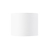 FENDA, abat-jour textile blanc, diametre 20 cm