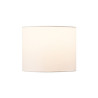 FENDA, abat-jour textile blanc, diametre 20 cm