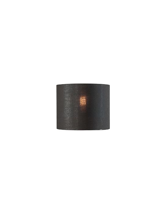 abat-jour FENDA textile noir/cuivre, diametre 20 cm