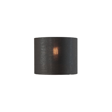 abat-jour FENDA textile noir/cuivre, diametre 20 cm