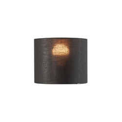 abat-jour FENDA textile noir/cuivre, diametre 20 cm