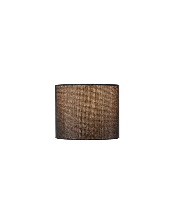 abat-jour textile noir, FENDA DIAMETRE 20 cm