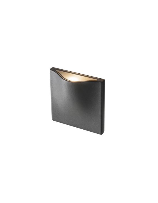 VILUA S, applique, anthracite, 3000K, IP54, 100 degres, 405lm
