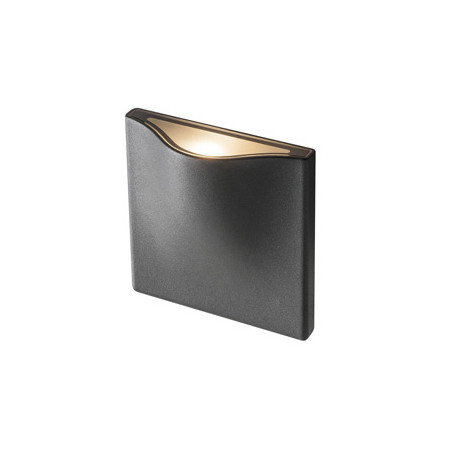 VILUA S, applique, anthracite, 3000K, IP54, 100 degres, 405lm
