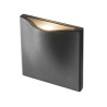 VILUA S, applique, anthracite, 3000K, IP54, 100 degres, 405lm