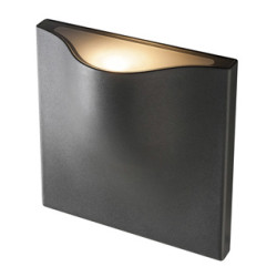 VILUA L, applique, anthracite, 3000K, IP54, 100 degres, 810lm