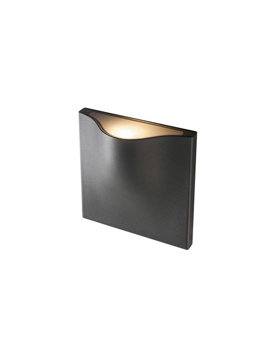 VILUA L, applique, anthracite, 3000K, IP54, 100 degres, 810lm