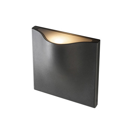 VILUA L, applique, anthracite, 3000K, IP54, 100 degres, 810lm