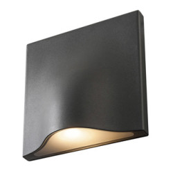 VILUA L, applique, anthracite, 3000K, IP54, 100 degres, 810lm
