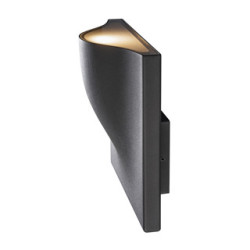 VILUA L, applique, anthracite, 3000K, IP54, 100 degres, 810lm