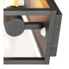 QUADRULO SENSOR, applique, E27, anthracite, avec detecteur de mouvements