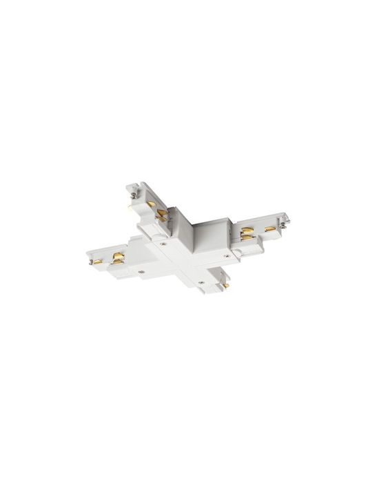 S-TRACK DALI, Connecteur en X, blanc