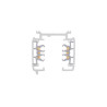 S-TRACK DALI, rail 3 allumages, 4m, blanc