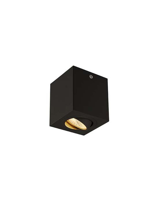 plafonnier TRILEDO CARRE CL noir mat LED, 6.2W, 38°, 3000K