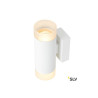 ASTINA UP/DOWN, applique intérieure blanche, GU10/QPAR51, 2x 10W max, verre satiné