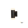 ASTINA UP/DOWN, applique intérieure, noir, GU10/QPAR51, 2x 10W max, verre satiné