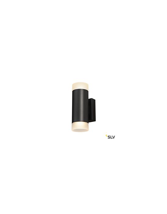 ASTINA UP/DOWN, applique intérieure, noir, GU10/QPAR51, 2x 10W max, verre satiné