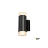 ASTINA UP/DOWN, applique intérieure, noir, GU10/QPAR51, 2x 10W max, verre satiné