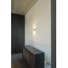 applique intérieure rectangulaire PLASTRA blanche, QT-DE12/R7s 118mm, 20W max, plâtre