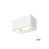 applique intérieure rectangulaire PLASTRA blanche, QT-DE12/R7s 118mm, 20W max, plâtre