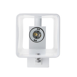 QUADRASS SPOT, applique intérieure avec liseuse blanche, E27, max 40W, LED 2W, 3000K
