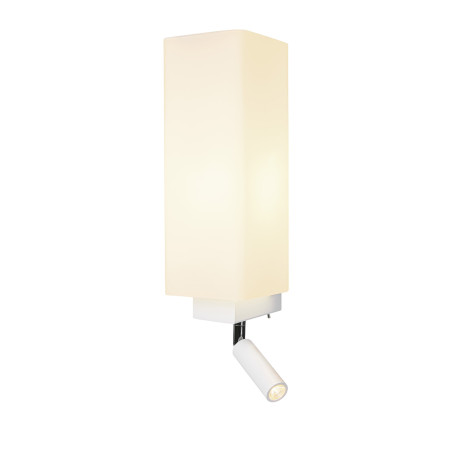 QUADRASS SPOT, applique intérieure avec liseuse blanche, E27, max 40W, LED 2W, 3000K