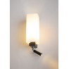 applique intérieure et liseuse noire QUADRASS SPOT, E27, max 40W, LED 2W, 3000K