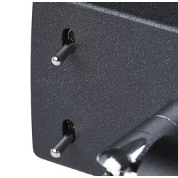 applique intérieure et liseuse noire QUADRASS SPOT, E27, max 40W, LED 2W, 3000K