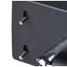 applique intérieure et liseuse noire QUADRASS SPOT, E27, max 40W, LED 2W, 3000K