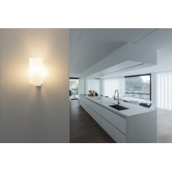 QUADRASS, applique intérieure blanche, E27, max 40W