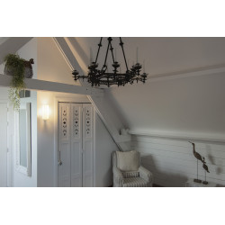 QUADRASS, applique intérieure blanche, E27, max 40W