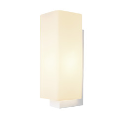 QUADRASS, applique intérieure blanche, E27, max 40W