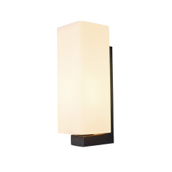 QUADRASS, applique intérieure noire, E27, max 40W