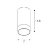 ASTINA, plafonnier intérieur, blanc mat, GU10/QPAR51, 10W max