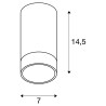 ASTINA, plafonnier intérieur, noir mat, GU10/QPAR51, 10W max