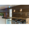 PANTILO 20, suspension intérieure, cuivre, E27, 15W max