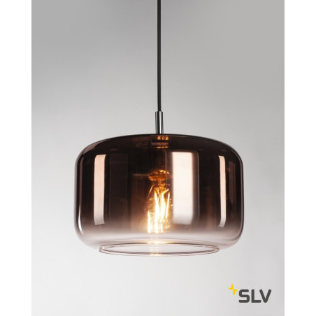 PANTILO 28, suspension intérieure, cuivre, E27, 15W max