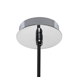 PANTILO CONVEX 29, suspension intérieure, chrome, E27, max 40W