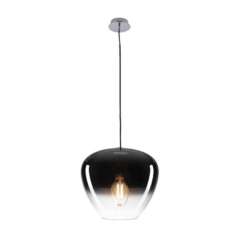 PANTILO CONVEX 40, suspension intérieure, chrome, E27, max 40W