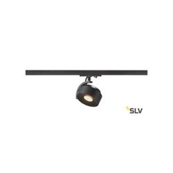 KALU TRACK, spot pour rail 1 allumage, intérieur, noir, LED, 13W, 3000K, adaptateur 1 all. inclus