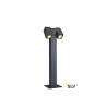 THEO PATHLIGHT, borne extérieure, double, anthracite, GU10/QPAR51, 2x7W max, IP44