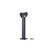 THEO PATHLIGHT, borne extérieure, double, anthracite, GU10/QPAR51, 2x7W max, IP44