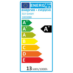 Source LED, QPAR111, GU10, 13W, 4000K, 1000lm, 140°, variable