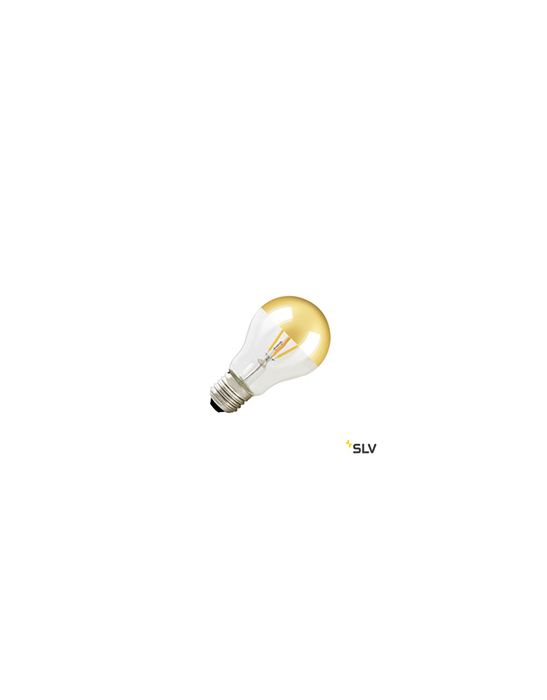 Source LED A60, tête miroir doré, E27, 4W, 2000-2900K, 200lm, 180°, variable
