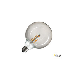 Source LED G95/G125, E27, 7W, 2700K, 440lm, 280°, variable, verre fumé
